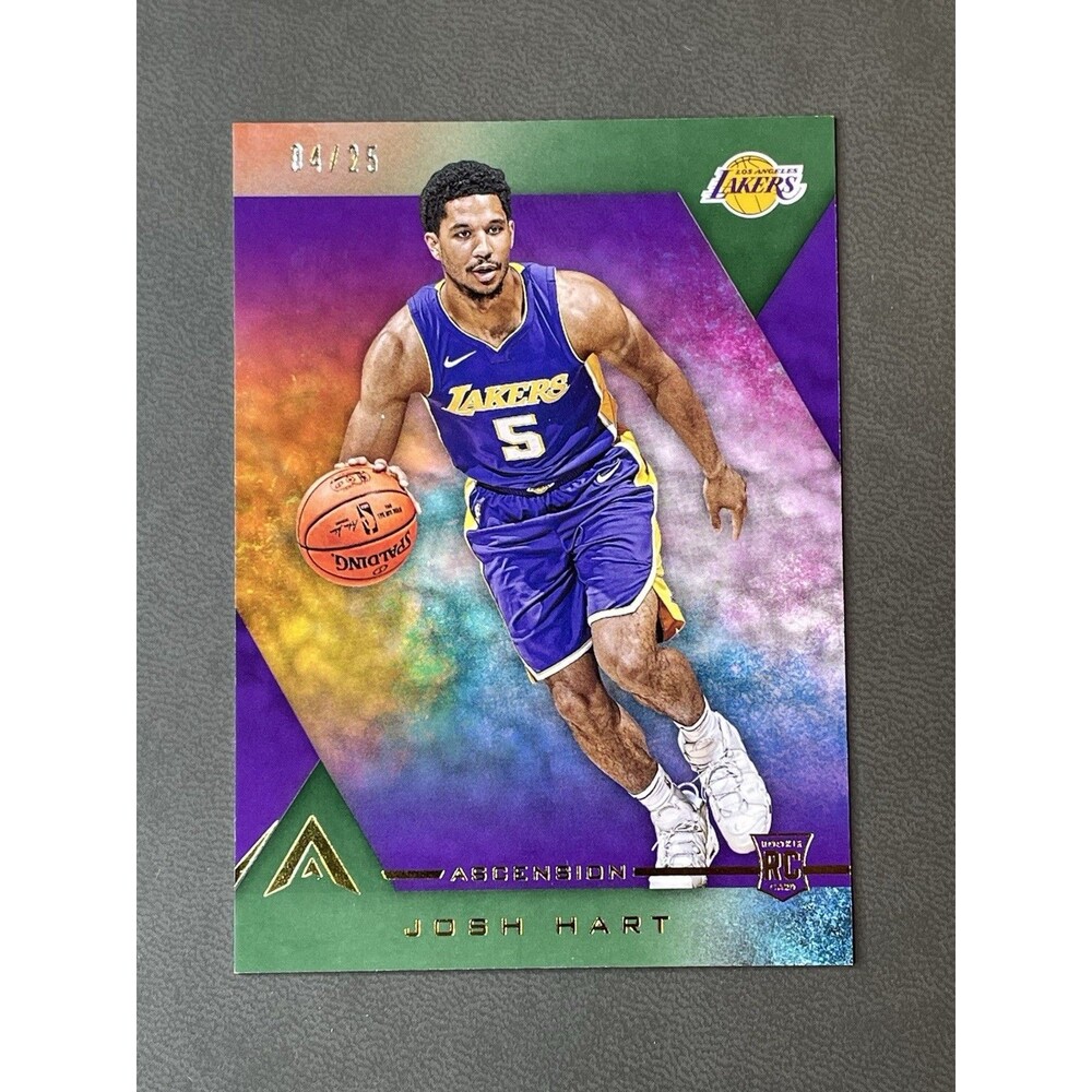 2017-18 Panini Ascension #118 Josh Hart RC Green /25 Lakers Knicks Villanova
